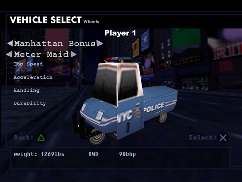 Need For Speed High Stakes Fantasy Meter Maid( midnight club)