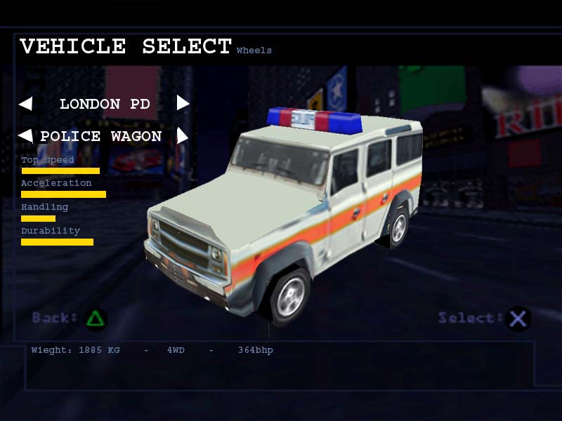 Need For Speed High Stakes Fantasy london pd wagon(midnight club)