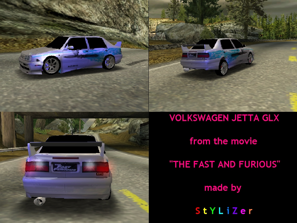 Need For Speed Hot Pursuit 2 Volkswagen Jetta GLX (Fast & Furious)