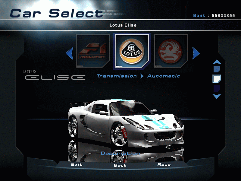Need For Speed Hot Pursuit 2 Lotus Elise Ice Edition V2