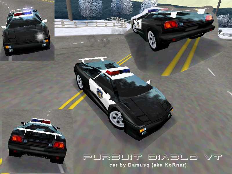 Need For Speed Hot Pursuit Lamborghini Pursuit Diablo VT