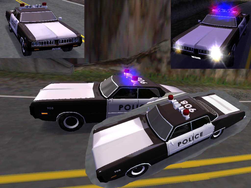Need For Speed High Stakes Chrysler Newport policecar