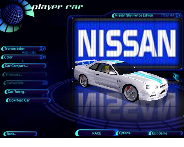Need For Speed High Stakes Nissan Skyline Ice Edition