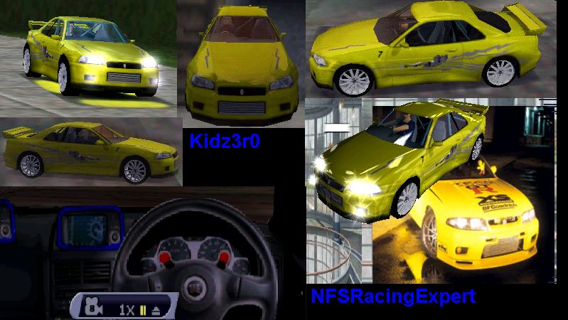 Need For Speed Hot Pursuit 2 Fast 2 Furious Nissan Skyline GT-R R33