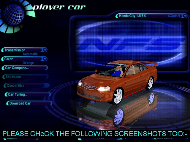 Need For Speed High Stakes Honda City 1.5 Exi