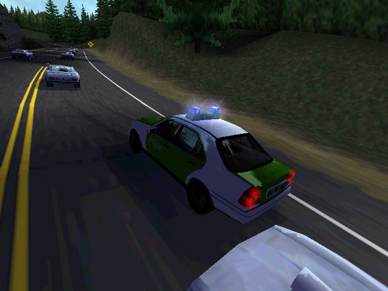Need For Speed Hot Pursuit Mercedes Benz C280 Polizei