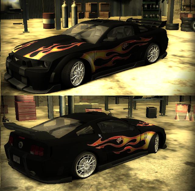 Need For Speed Most Wanted Ford Mustang GT RAZOR Vinyl