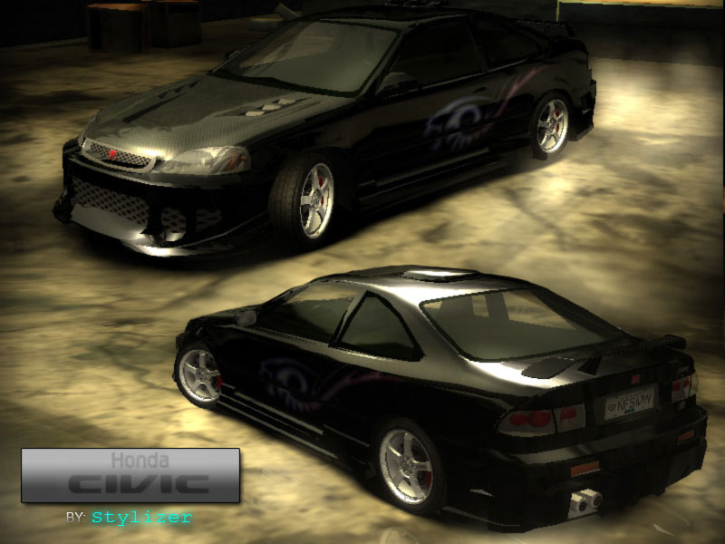 Need For Speed Most Wanted Honda Civic SI Coupe
