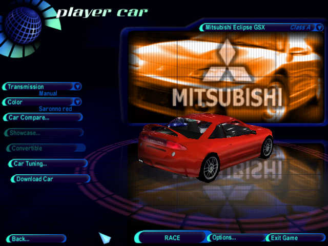 Need For Speed High Stakes Mitsubishi Eclipse GSX '98