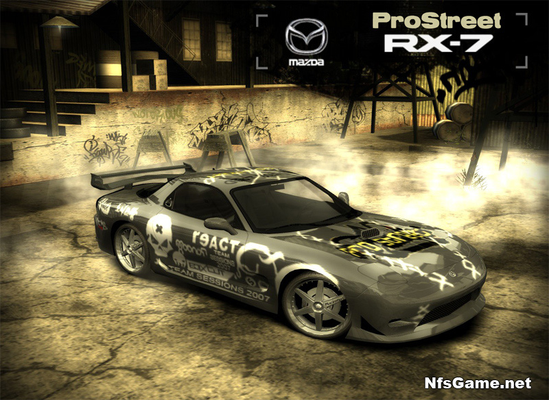 Need For Speed Most Wanted Mazda Pro street vinyl