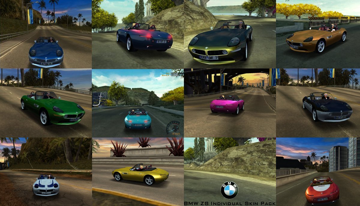 Need For Speed Hot Pursuit 2 BMW Z8 the new colors
