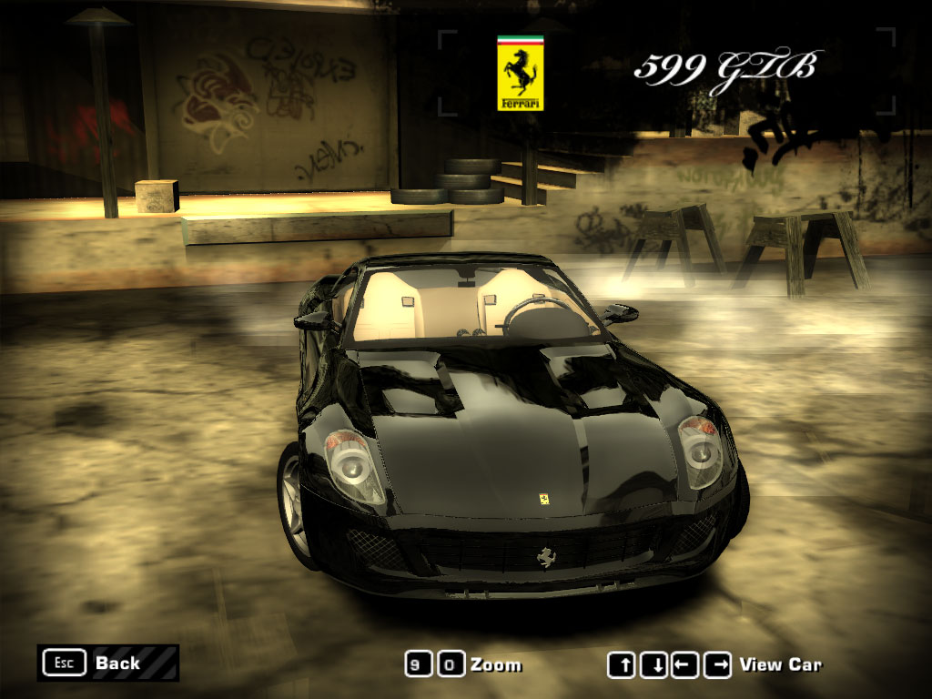 Need For Speed Most Wanted Ferrari 599 GTB Fiorano