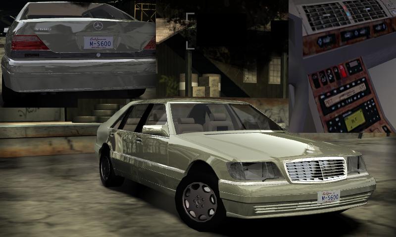 Need For Speed Most Wanted Mercedes Benz S 600 Elegance