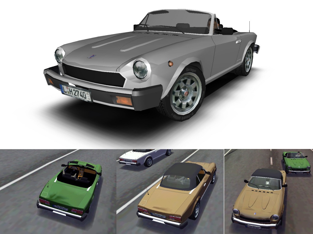 Need For Speed High Stakes Fiat 124DS Spider