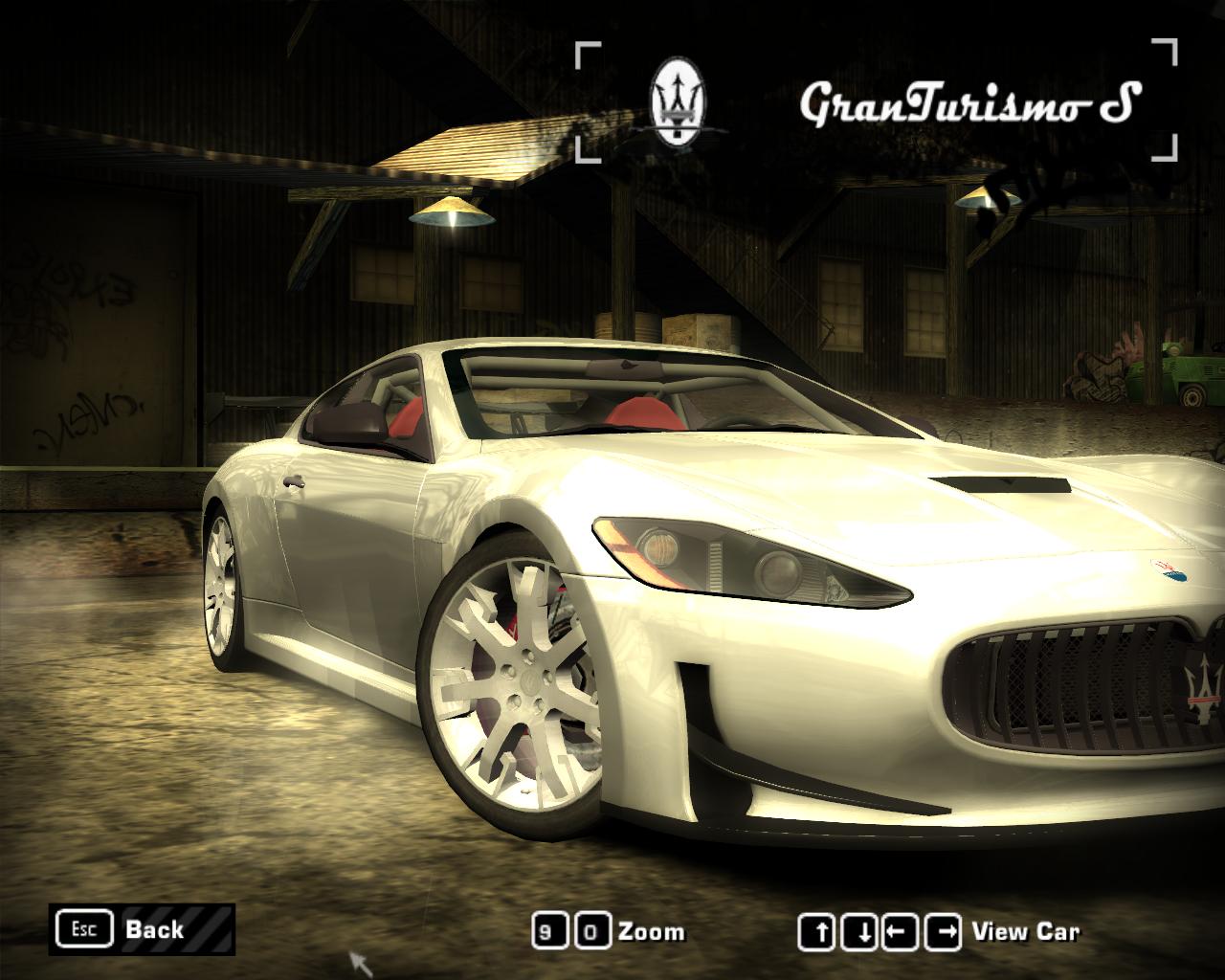 Need For Speed Most Wanted Maserati GranTurismo S