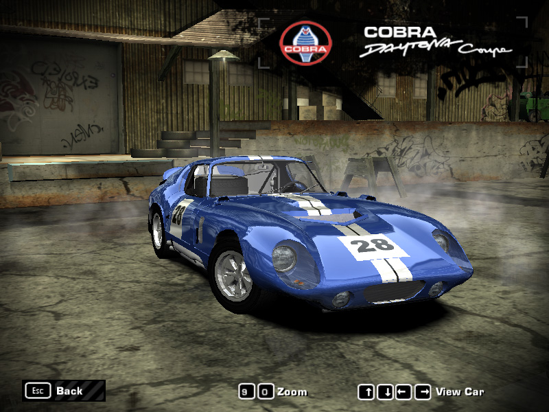 Need For Speed Most Wanted Shelby Corba Daytona Coupe
