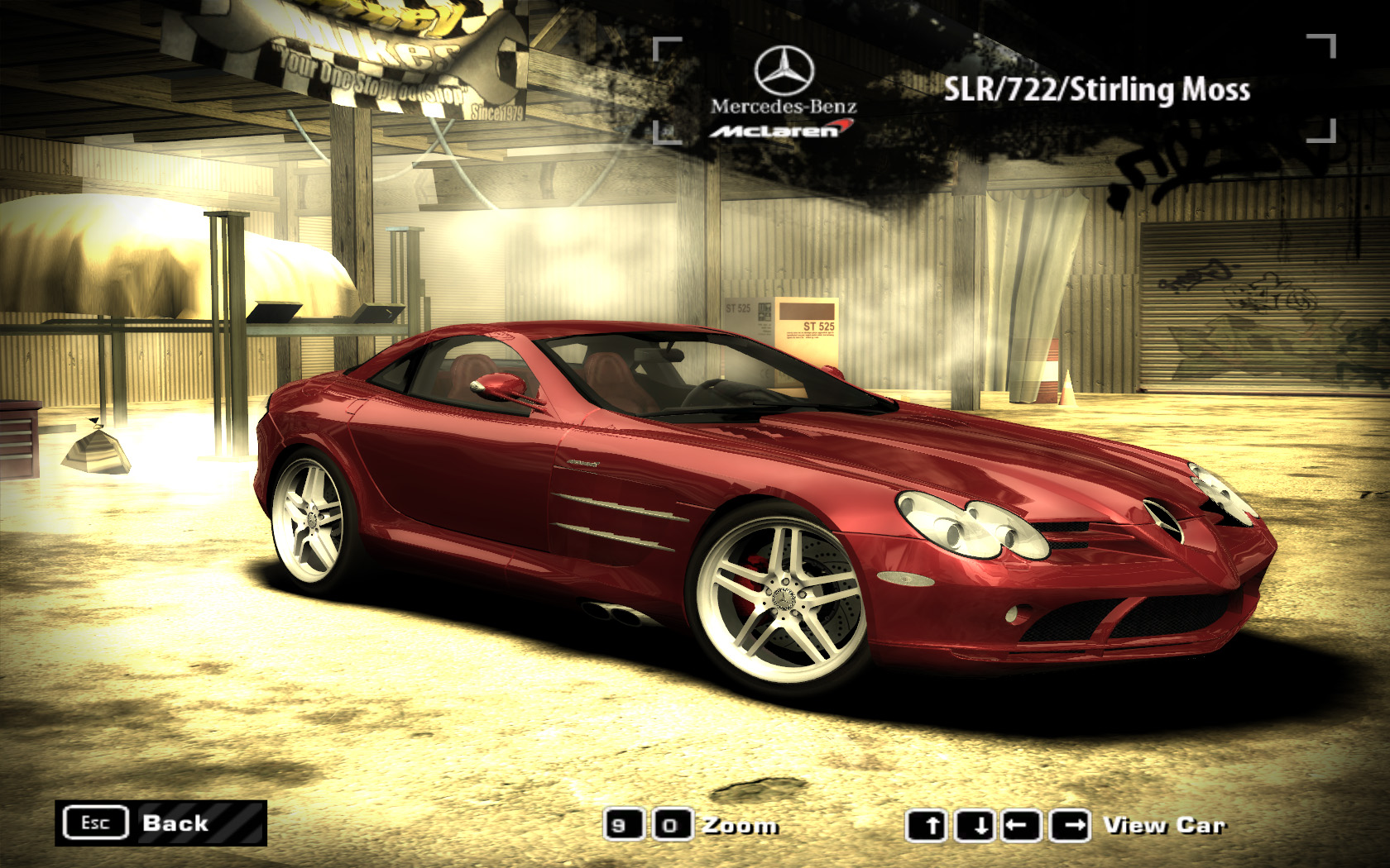 Need For Speed Most Wanted Mercedes Benz SLR/722/Stirling Moss