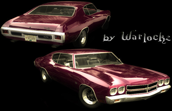 Need For Speed Most Wanted Chevrolet Chevelle SS 454 Cowl Induction