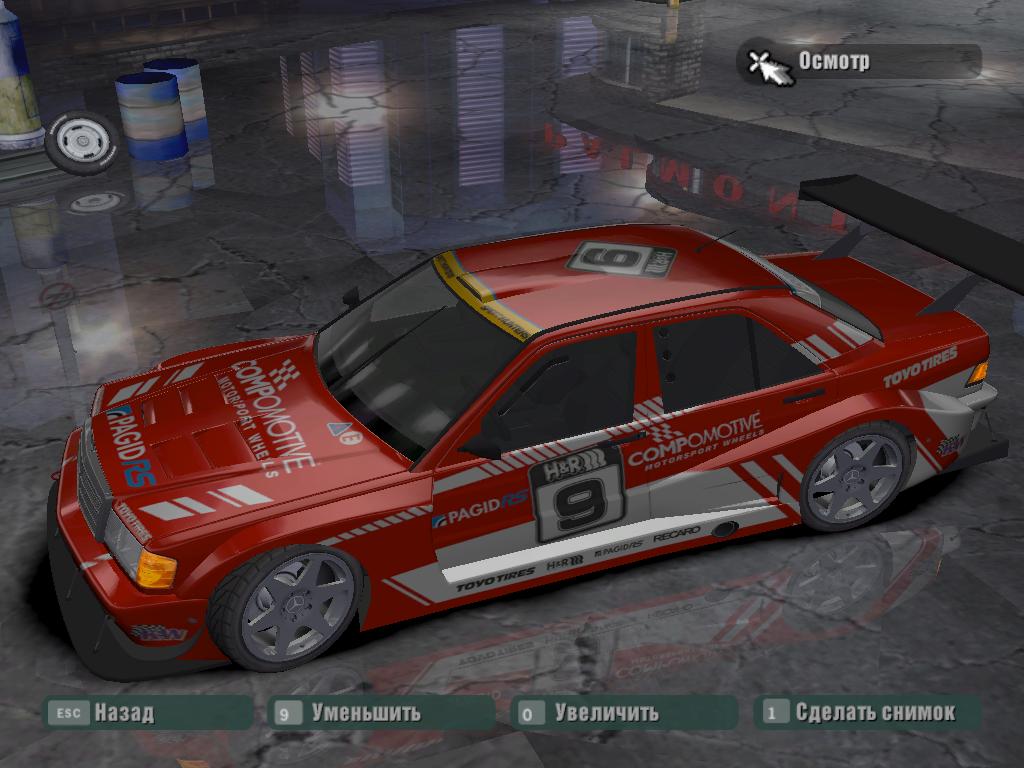 Need For Speed Carbon Mercedes Benz E190 Evolution 2
