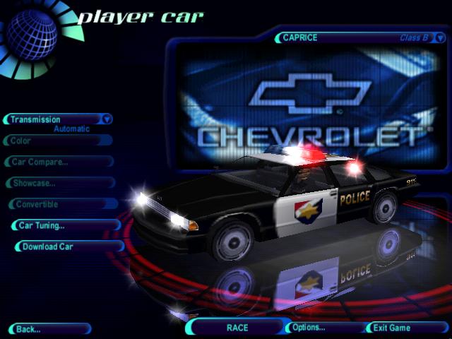Chevrolet Caprice Police car from the PSX version 2.0