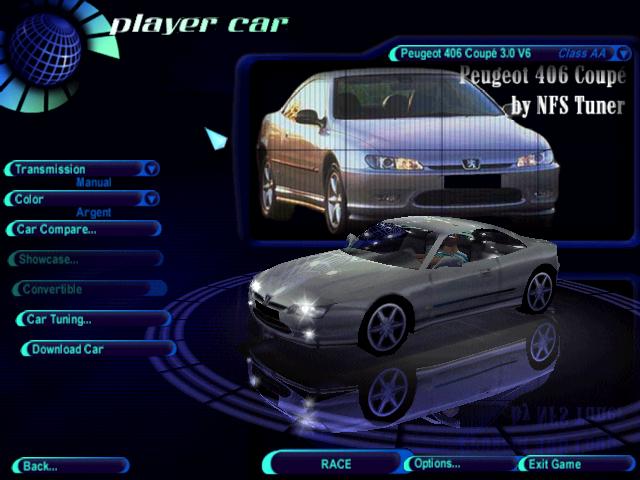 Need For Speed High Stakes Peugeot 406 Coupe V6