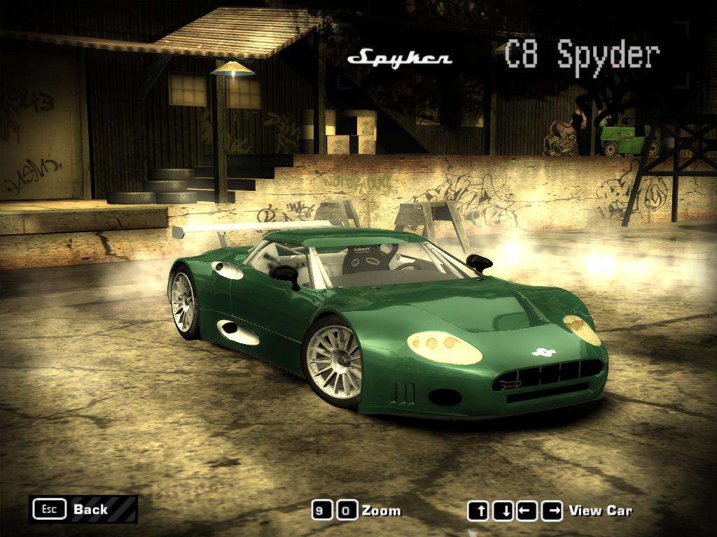 Need For Speed Most Wanted Spyker C8 Spyder