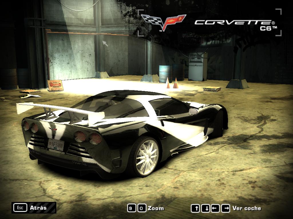 Need For Speed Most Wanted Chevrolet Corvette C6 Cross' vinyl from NFS Carbon