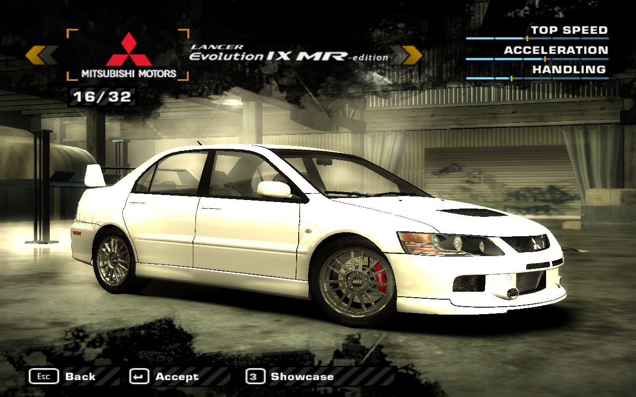 Need For Speed Most Wanted Mitsubishi Lancer EVOIX