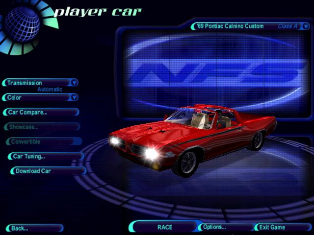 Need For Speed High Stakes Pontiac '69 Calnino Custom