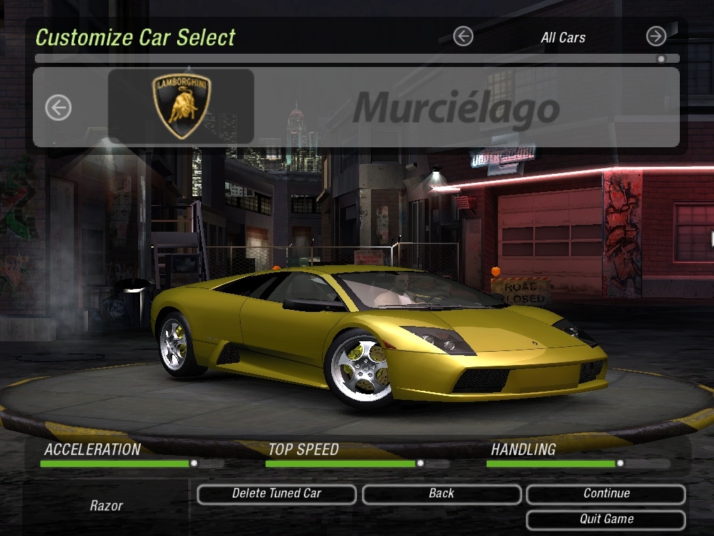 Need For Speed Underground 2 Lamborghini Murcielago