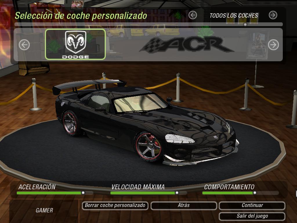Need For Speed Underground 2 Dodge Viper ACR