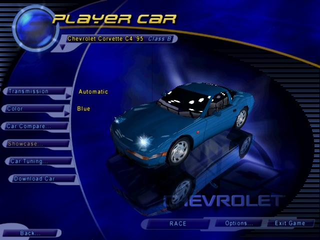 Need For Speed Hot Pursuit Chevrolet Corvette C4 '95
