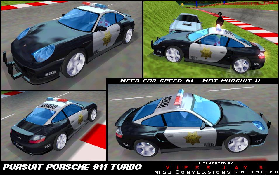 Need For Speed Hot Pursuit Porsche Pursuit 911 Turbo (NFS 6)