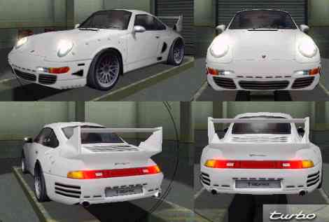 Need For Speed Porsche Unleashed Porsche 911 (993) Turbo RT-Z
