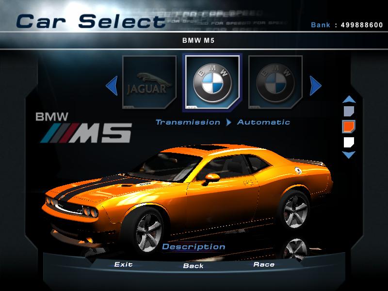Need For Speed Hot Pursuit 2 Dodge Challenger SRT8