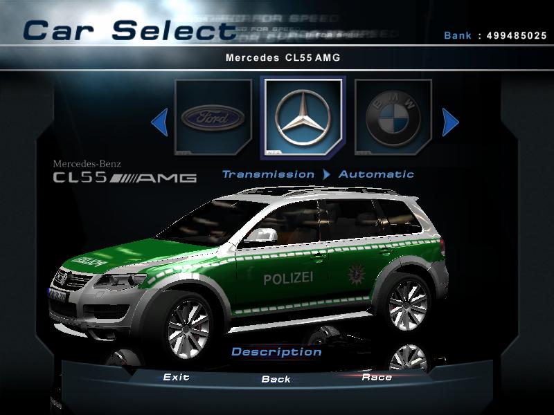 Need For Speed Hot Pursuit 2 Volkswagen Touareg R50