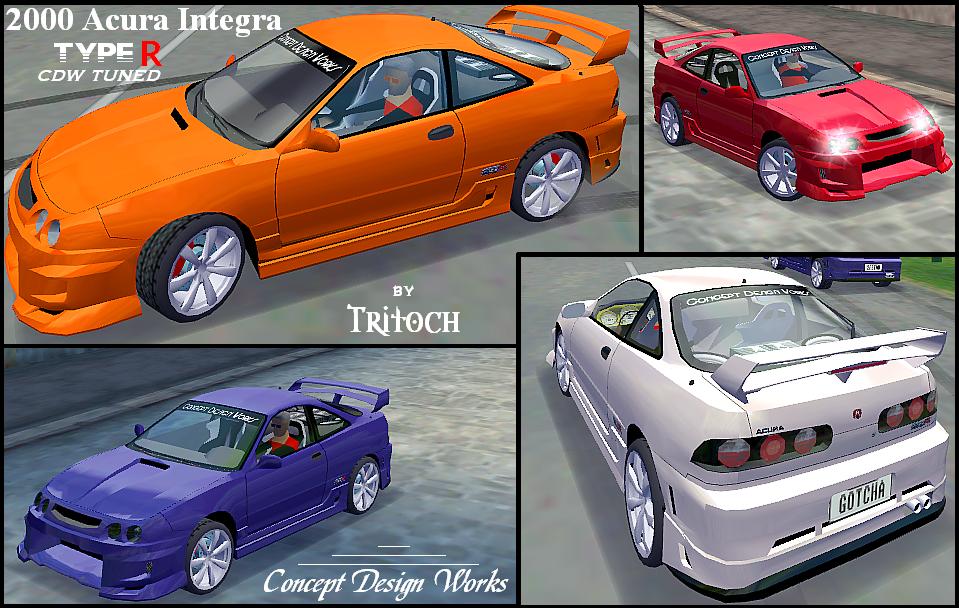 Need For Speed High Stakes Acura Integra Type R CDW Tuned (NFS 7)