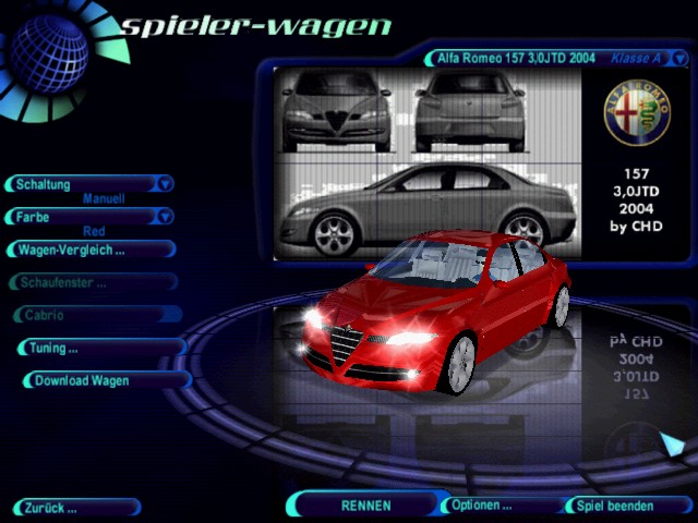 Need For Speed High Stakes Alfa Romeo 157 3,0JTD  (2004)