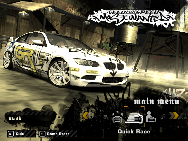 Need For Speed Most Wanted BMW M3 (2008) Race version