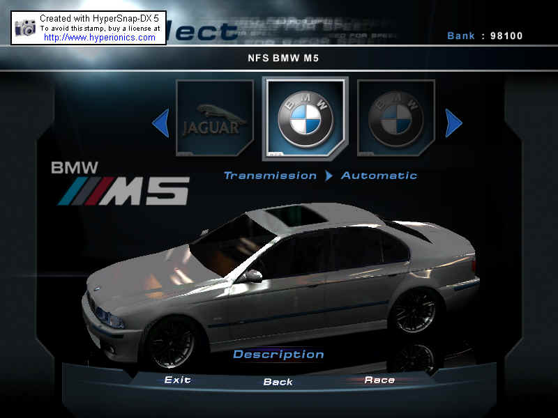 Need For Speed Hot Pursuit 2 BMW M5
