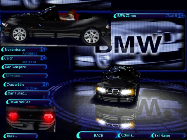 Need For Speed High Stakes BMW Z3 New Model
