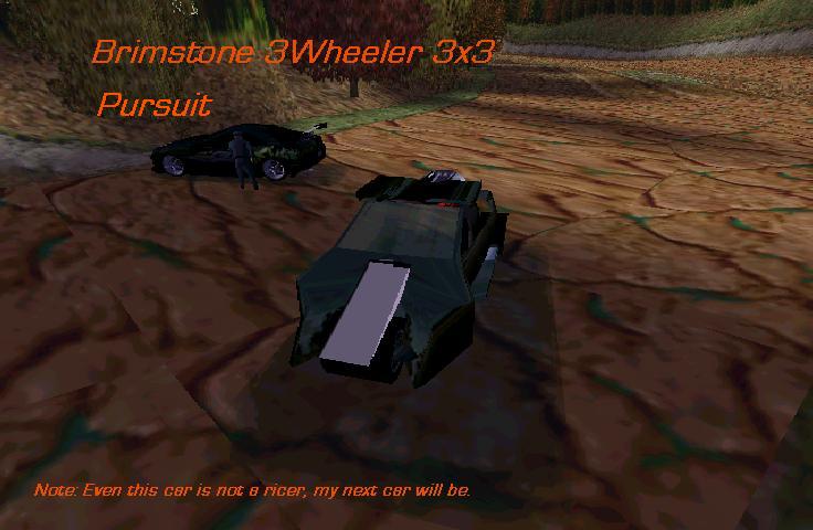 Need For Speed Hot Pursuit Fantasy Brimstone Roadster 3-Wheeler 3x3 Pursuit