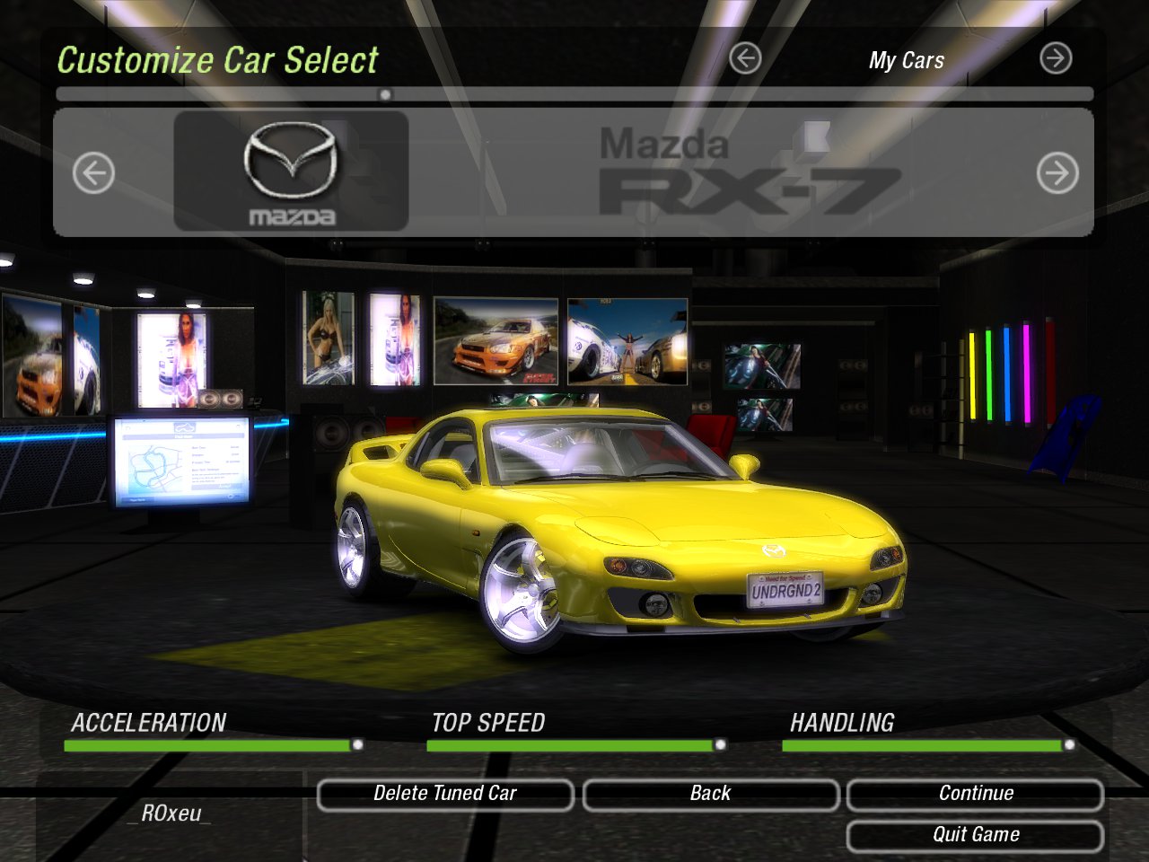 Need For Speed Underground 2 Mazda RX-7