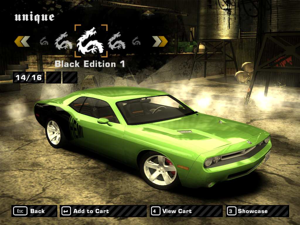 Need For Speed Most Wanted Dodge Challenger Concept (NFS Carbon)