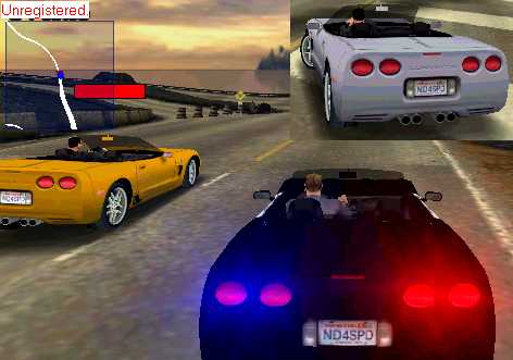 Need For Speed Hot Pursuit 2 Chevrolet Convertable Corvette Z06