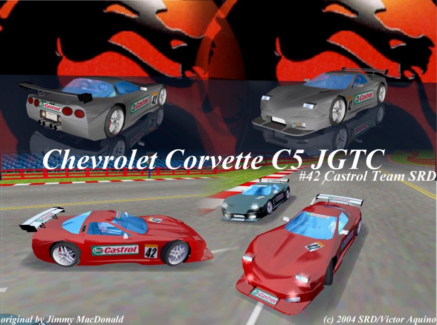 Need For Speed Hot Pursuit Chevrolet Corvette C5 JGTC (Castrol Team SRD)