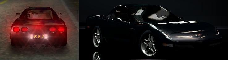 Need For Speed Hot Pursuit 2 Chevrolet corvette FBIcar