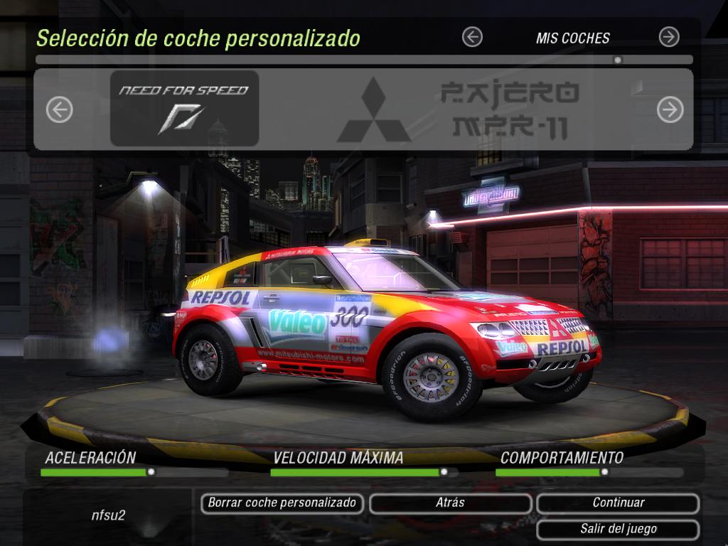 Need For Speed Underground 2 Mitsubishi PAJERO MPR-11