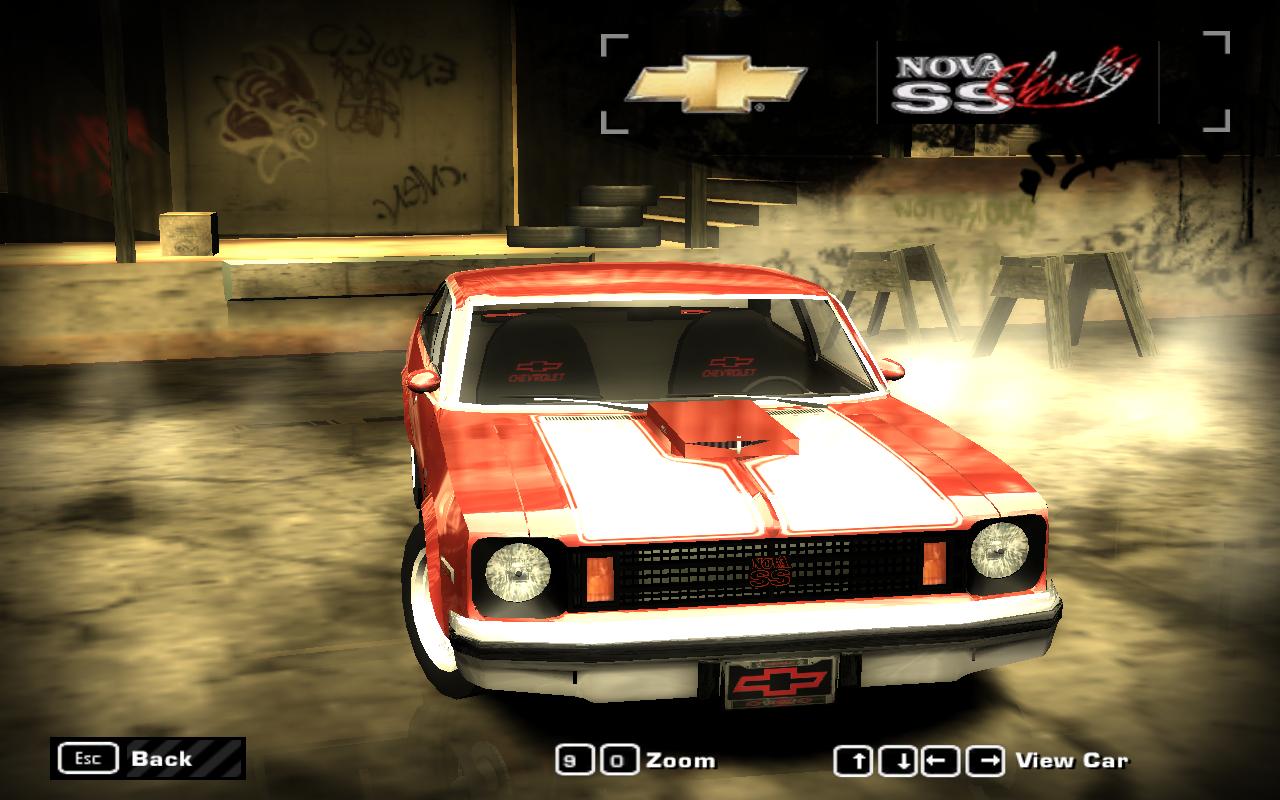 Need For Speed Most Wanted Chevrolet Nova SS ProStreet