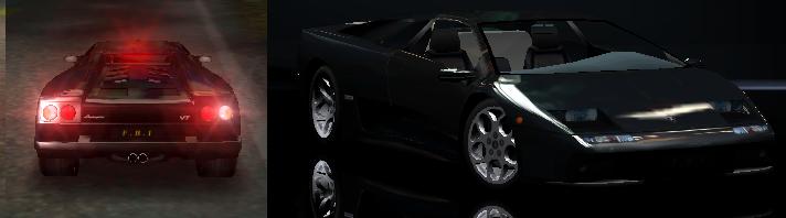 Need For Speed Hot Pursuit 2 Lamborghini Diablo FBIcar